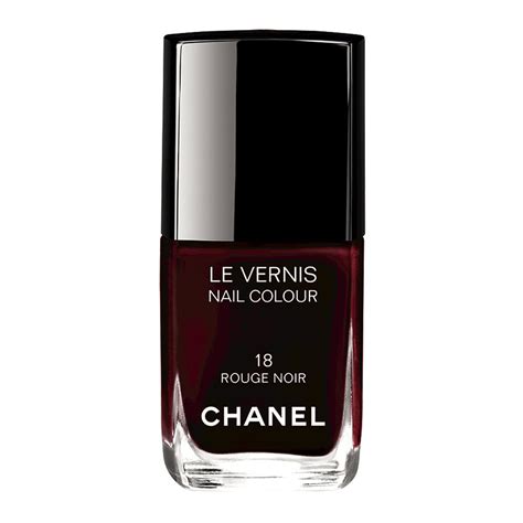 vernis a ongle rouge chanel|Chanel Rouge noir.